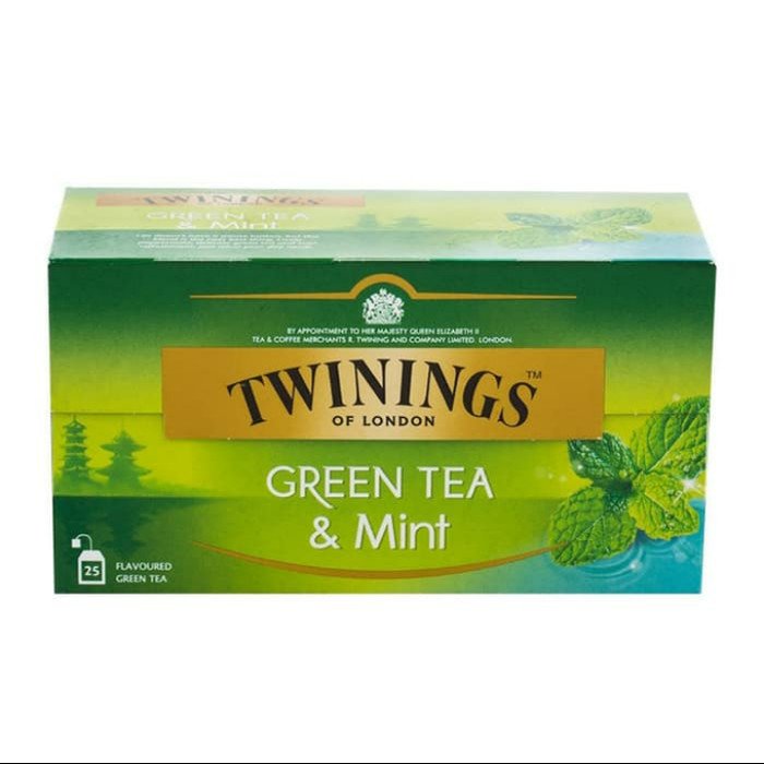 TWININGS Green Tea and Mint - IMPORTNESIA